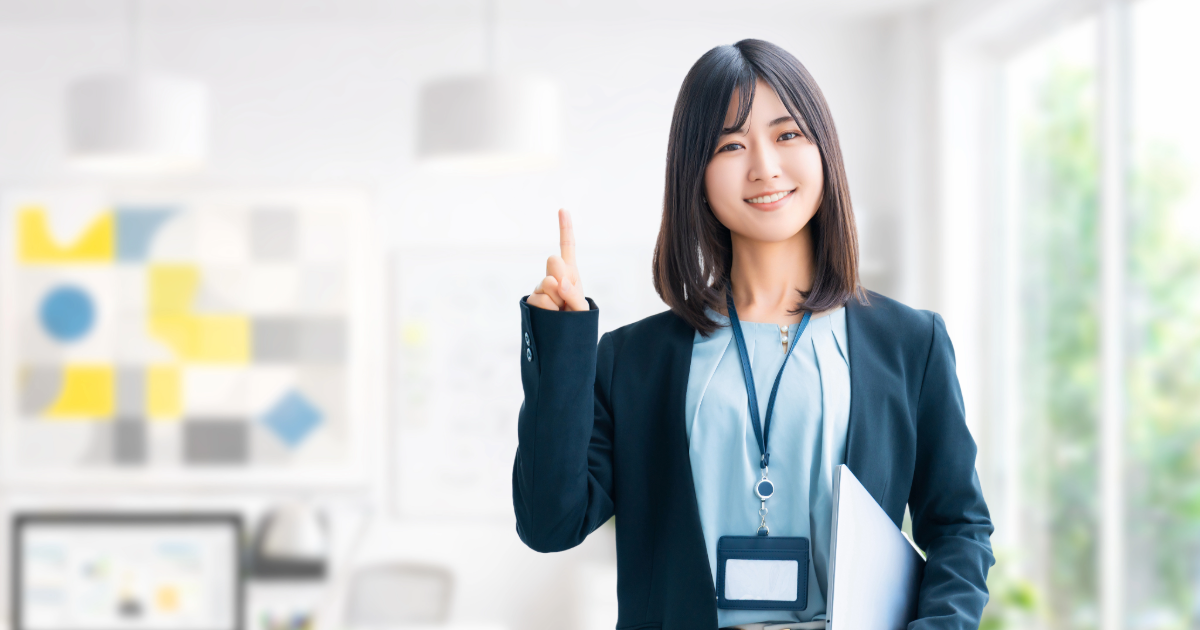 かたづけのことを説明している女性
